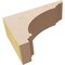 Ekena Millwork 2"W x 6"D x 4"H Classic Hughes Rough Cedar Woodgrain TimberThane Corbel, Primed Tan CORUR02X06X04HUGRCPR - alternate 4